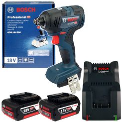 Klucz udarowy GDR 18V-200 BOSCH 2x5,0Ah