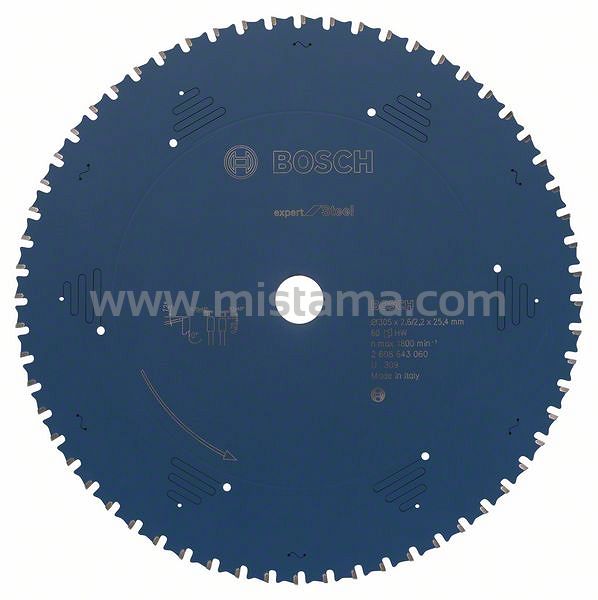 Tarcza pilarska 305/25,4mm Expert for Steel BOSCH (60 zębów)