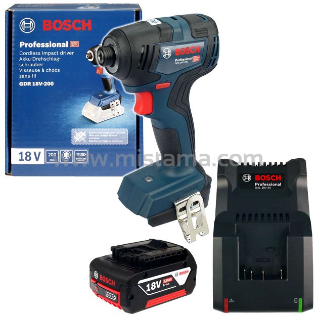 Klucz udarowy GDR 18V-200 BOSCH 1x5,0Ah