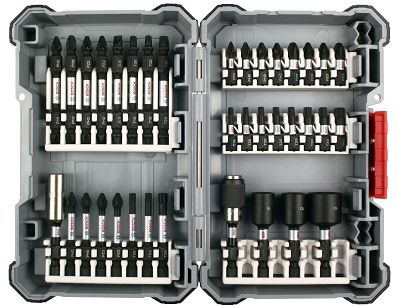 Zestaw 36 bitów i końcówek Impact Control BOSCH + przedłużka