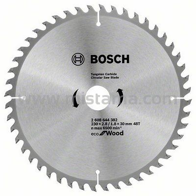 Tarcza pilarska 230/30mm Eco for Wood BOSCH (48 zębów)