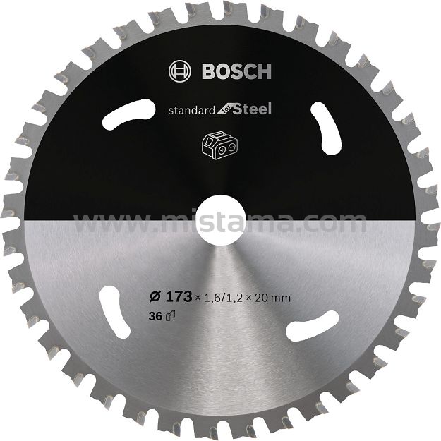 Tarcza pilarska 173/20mm Standard for Steel BOSCH (36 zębów)