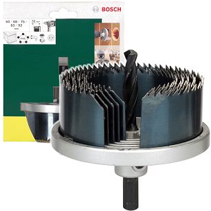 Zestaw 5 pił otwornic koronek 60-92 mm BOSCH