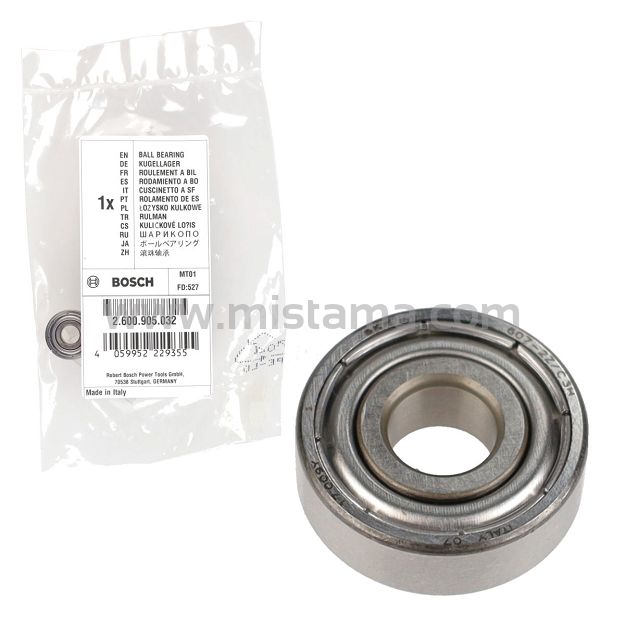 Łożysko kulkowe 7x19x6 mm DO GBR, GDS, GBH, GSH, GWS, GGS, GBM BOSCH