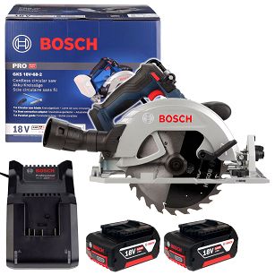 Pilarka tarczowa GKS 18V-68-2 BOSCH 2x5,0Ah