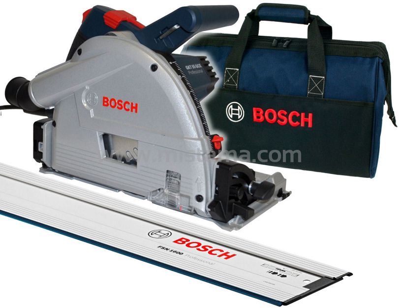 Pilarka zagłębiarka GKT 55 GCE BOSCH TORBA + szyna FSN 1600