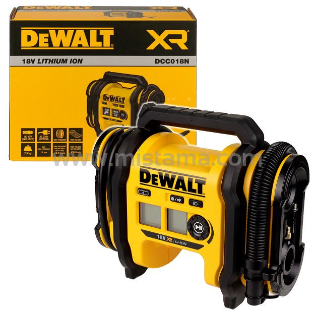 Sprężarka kompresor pompka akumulatorowa DCC018N 18V DeWALT (korpus)