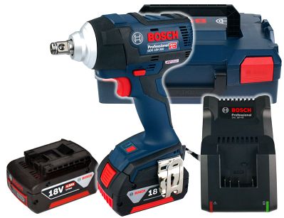 Klucz udarowy GDS 18V-300 BOSCH L-BOXX 2x4,0Ah
