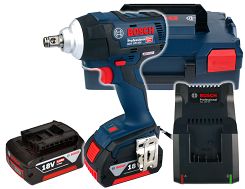 Klucz udarowy GDS 18V-300 BOSCH L-BOXX 2x4,0Ah