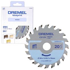 Tarcza piła widiowa CS500 85x15mm 20 zębów DREMEL