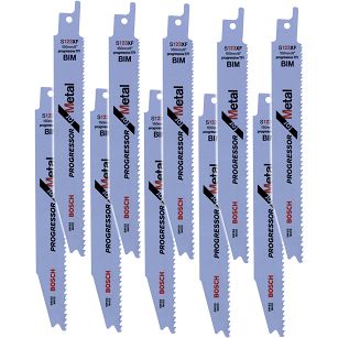Zestaw 10 brzeszczotów do metalu S 123 XF BOSCH