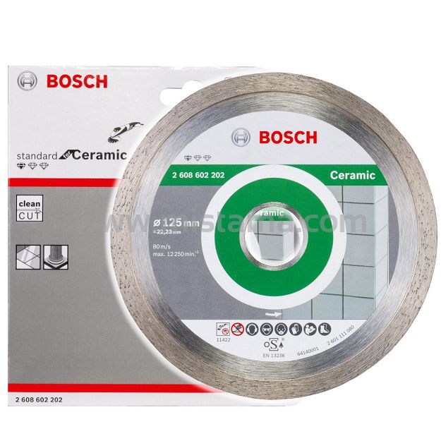 Tarcza diamentowa 125 mm BOSCH (ceramika, gres, marmur)