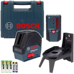 Laser GCL 2-50 BOSCH + uchwyt RM1 + odbiornik LR6 + walizka