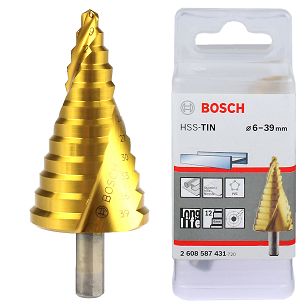 Wiertło stopniowe 6-39 mm HSS-TiN BOSCH