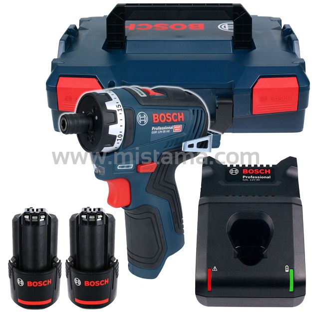 Wkrętarka GSR 12V-35 HX BOSCH 2x3,0Ah L-BOXX