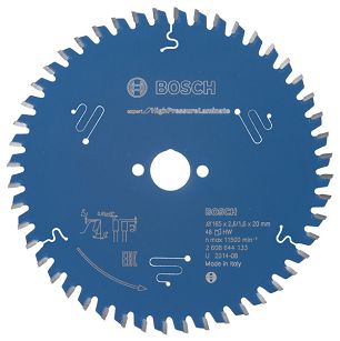 Tarcza pilarska 165/20mm Expert for High Pressure Laminate BOSCH (48 zębów)