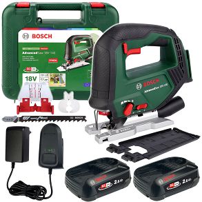 Wyrzynarka akumulatorowa 140mm AdvancedSaw 18V-140 BOSCH 2x2,5Ah + walizka