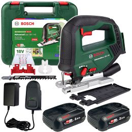 Wyrzynarka akumulatorowa 140mm AdvancedSaw 18V-140 BOSCH 2x2,5Ah + walizka