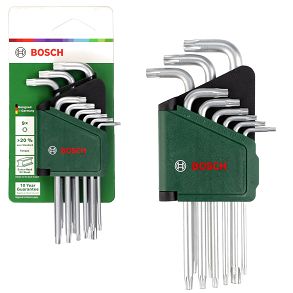 Zestaw 9 kluczy torx TX BOSCH + etui