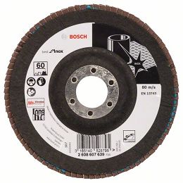 Tarcza listkowa X581 do stali nierdzewnej 125mm GR.60 BOSCH (wypukła)