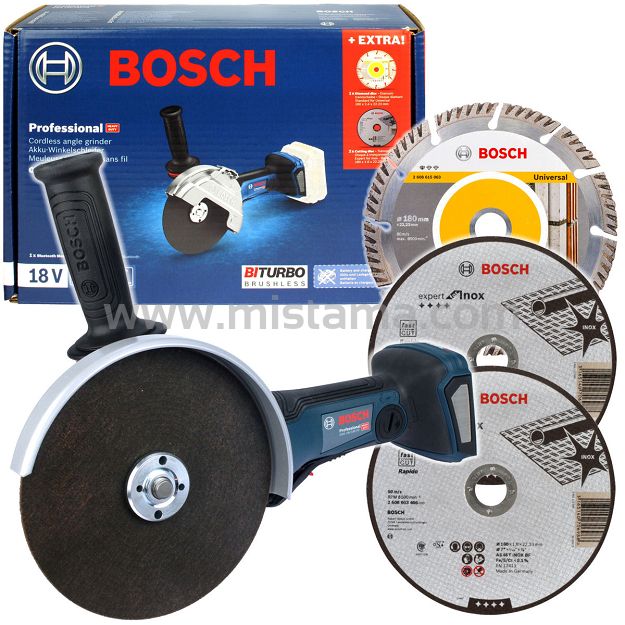 Szlifierka GWS 18V-180 P BOSCH BITURBO korpus