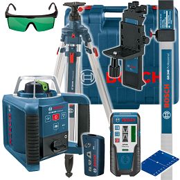 Laser GRL 300 HVG BOSCH + walizka + LR1G + łata + statyw
