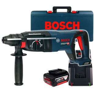 Akumulatorowy młot 18V 2,5J GBH 18V-26D BOSCH 1x4,0Ah + walizka