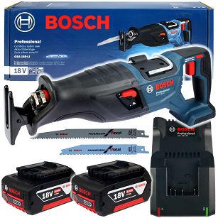 Piła szablasta 18V GSA 185-LI BOSCH 2x5,0Ah