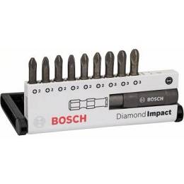 Zestaw 9 bitów PZ Diamond Impact BOSCH + przedłużka WYPRZEDAŻ!