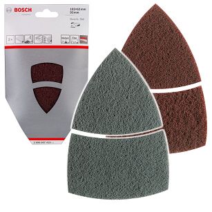 Zestaw 2 włóknin czyszczących polerujących 100x62/93 mm BOSCH