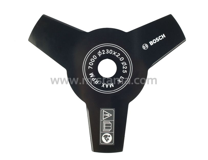 Tarcza tnąca trójzębna nóż BOSCH do kosy akumulatorowej i spalinowej