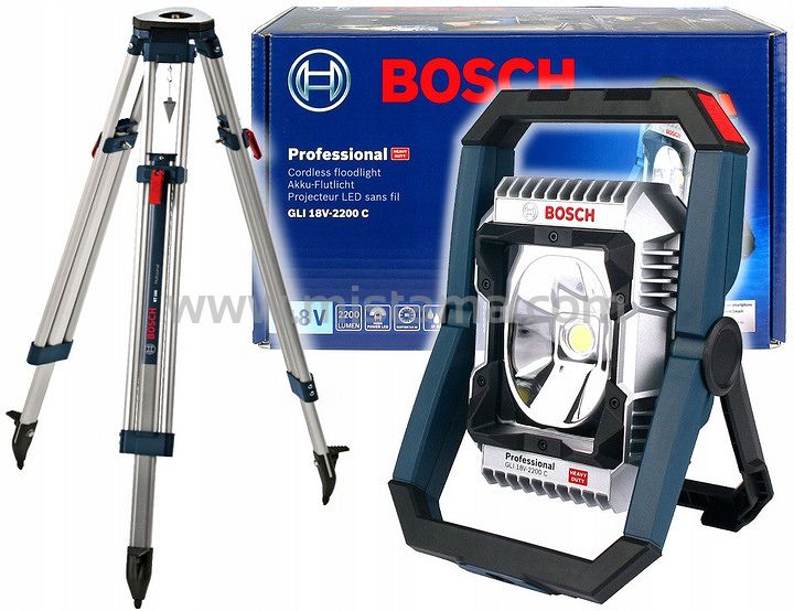 Lampa akumulatorowa GLI 18V-2200 C BOSCH + statyw