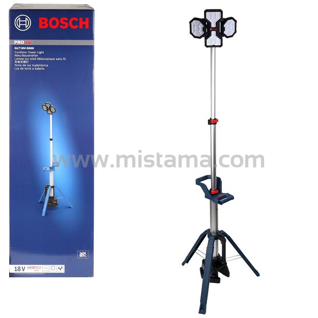 Lampa akumulatorowa 18V GLT 18V-5000 BOSCH + statyw 220 cm