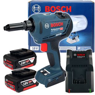Nitownica akumulatorowa GRG 18V-16 C BOSCH 2x5,0Ah
