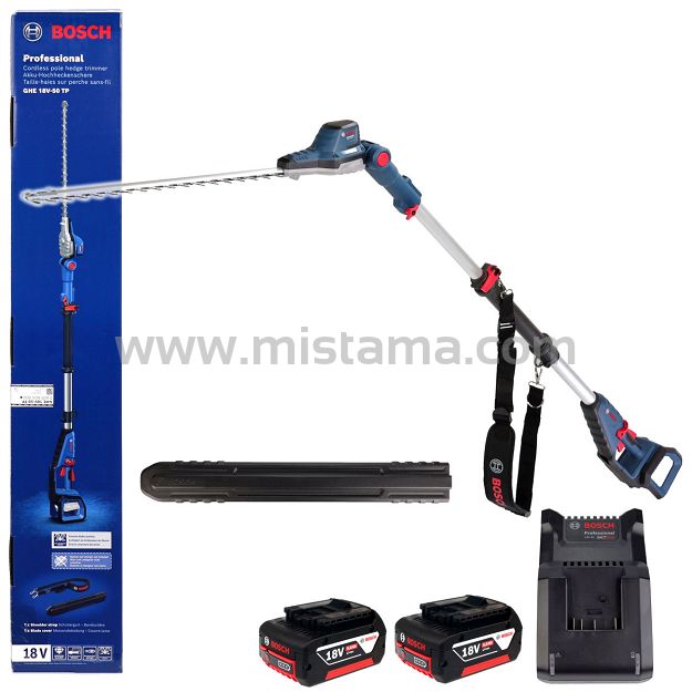 Sekator akumulatorowy na wysięgniku GHE 18V-50 TP BOSCH 2x5,0Ah