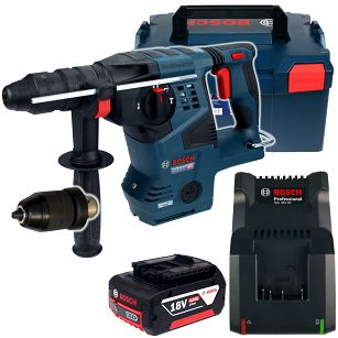 Akumulatorowy młot GBH 18V-28 CF BOSCH L-BOXX 1x4,0Ah