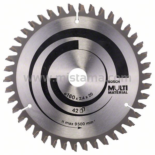 Tarcza pilarska 160/20mm MultiMaterial BOSCH (42 zęby)
