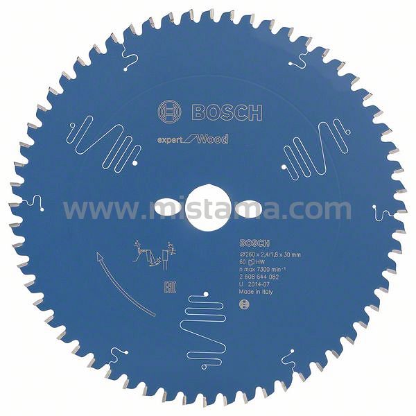 Tarcza pilarska 260/30mm Expert for Wood BOSCH (60 zębów)