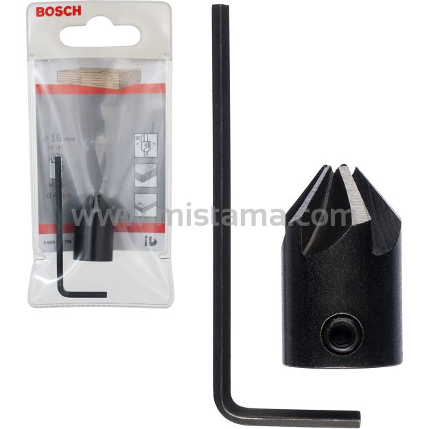 BOSCH Nasadzany pogłębiacz otworów nawiertak 4 / 16 mm do drewna