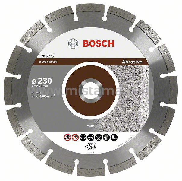 Tarcza diamentowa 230 mm BOSCH (cegła sylikatowa)