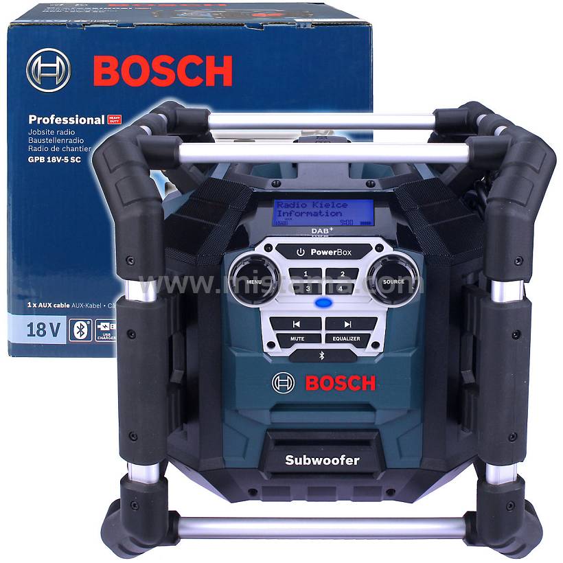 RADIO BUDOWLANE GPB 18V 5 SC BOSCH Bluetooth DAB