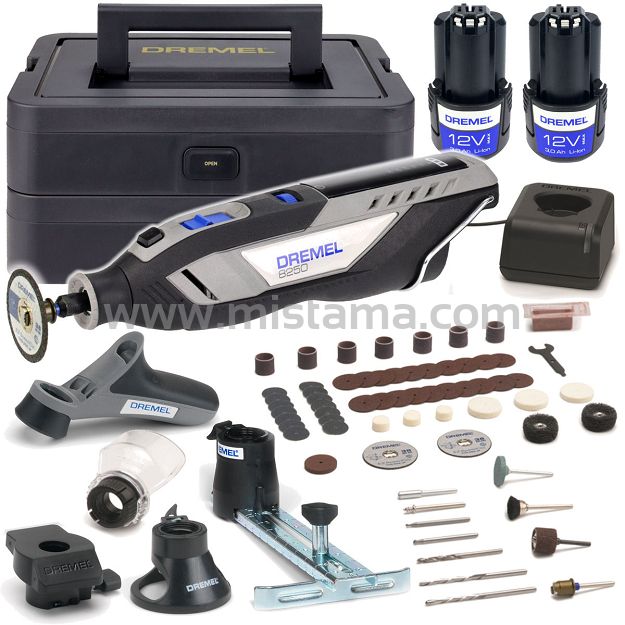 Szlifierka 12V DREMEL 8250 Platinum 2x2,0Ah + 5/65 akcesoriów