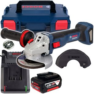 Szlifierka kątowa z regulacją obrotów GWS 18V-11 S BOSCH L-BOXX 1x5,0Ah