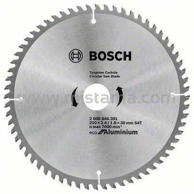 Tarcza pilarska 210/30mm Eco for Aluminium BOSCH (64 zęby)