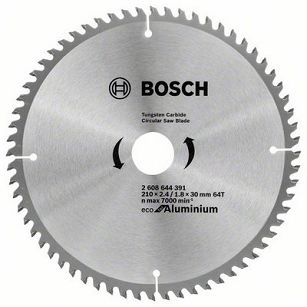 Tarcza pilarska 210/30mm Eco for Aluminium BOSCH (64 zęby)