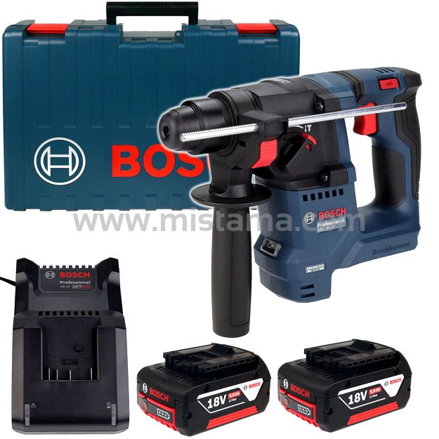 Akumulatorowy młot GBH 18V-18 BOSCH 2x5,0Ah + walizka