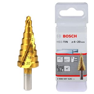 Wiertło stopniowe 4-20 mm HSS-TiN BOSCH