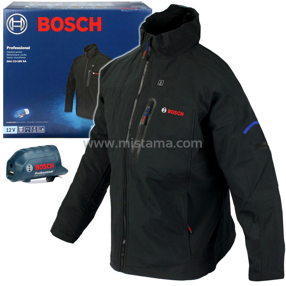 Akku Beheizbare Arbeitsjacke Bosch Beheizbare Jacke GHJ 12+18V XA L  Hoffmann Group