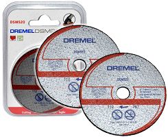Tarcze do cięcia cegły i kamienia DSM 520 DREMEL (2 sztuki)