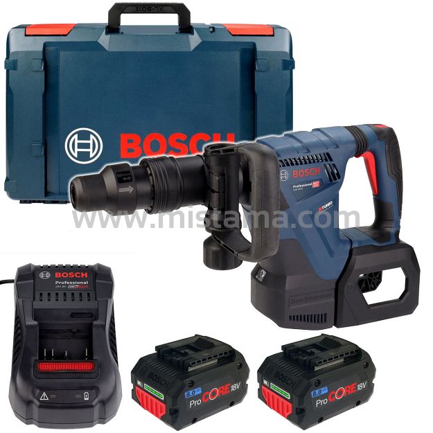 Akumulatorowy młot kujący 8,5J SDS-MAX GSH 18V-5 BOSCH XL-BOXX 2x8,0Ah